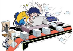 News, books, video, photos, you name it, they are creating it on their own.