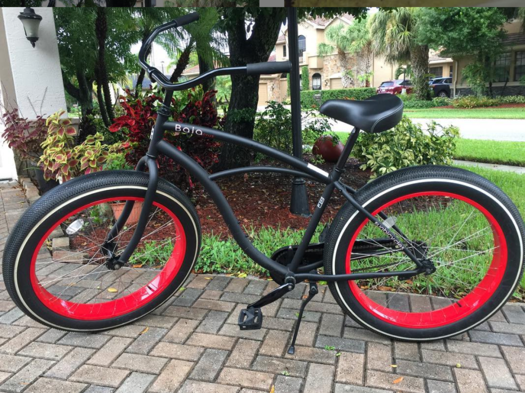 Freelance writer R. Michael Brown's Fat Tire bicycle. 