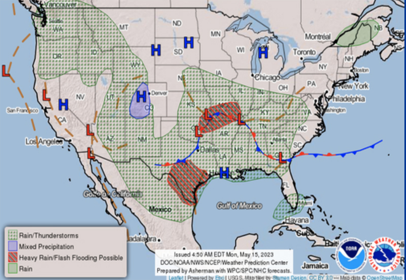NWS NOAA Forecast Maps